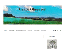 Tablet Screenshot of grapeobserver.com